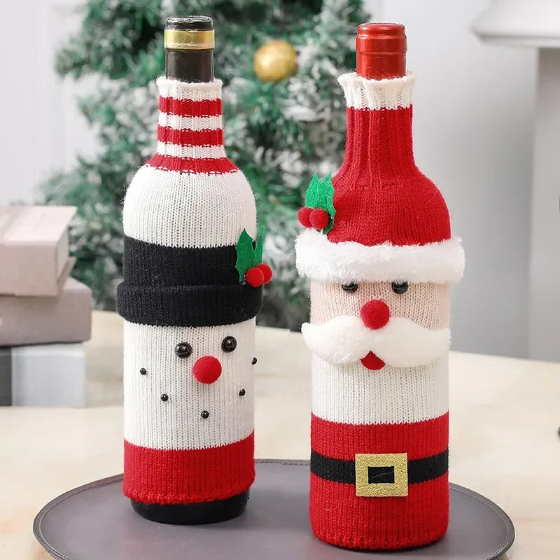 Couvre-bouteilles de vin festifs