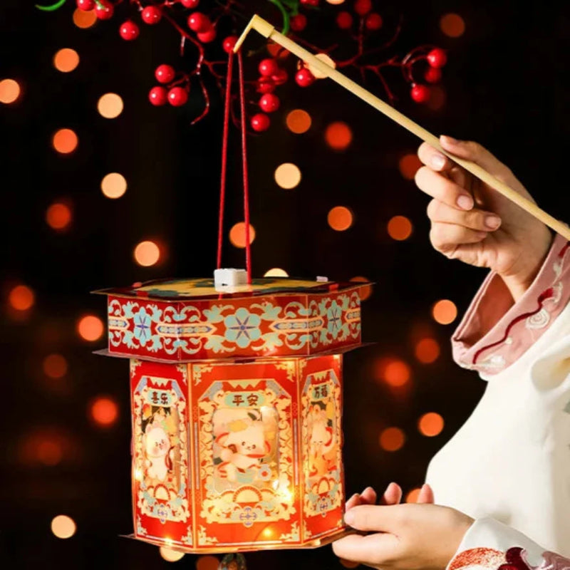 HarmoniGlow - Lanterne faite à la main pour l'éclairage traditionnel des festivals