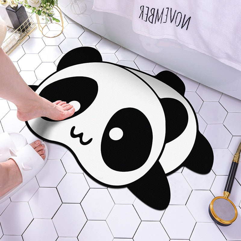 PawSoft - Tapis de bain charmants et élégants avec thème animalier