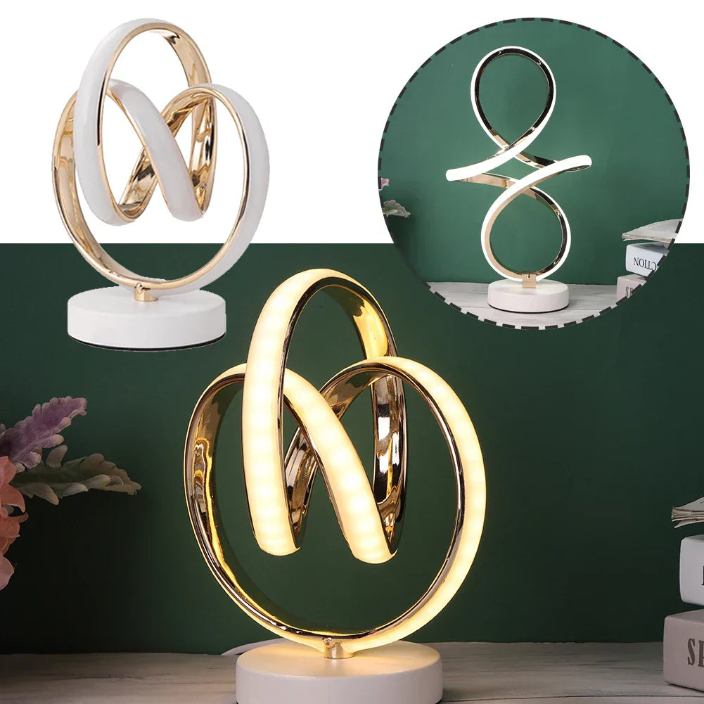 ArcGlow – Lampe de table LED minimaliste Buet avec une fine courbe pour des espaces modernes