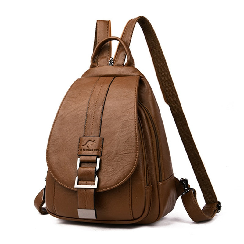 Sofia Sac à dos en cuir – Élégance intemporelle et fonctionnalité pratique