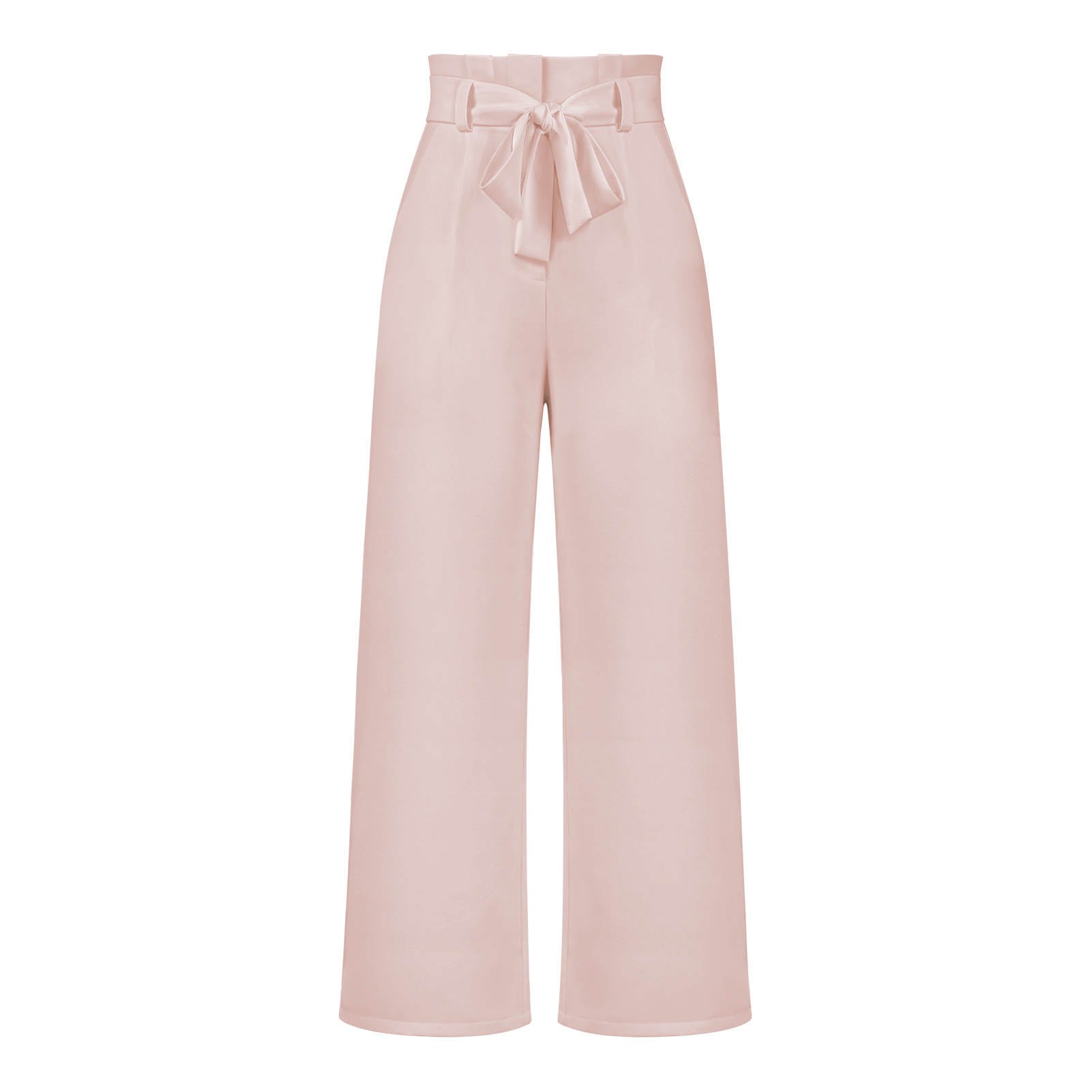 Sofie – Pantalon taille haute ajustable avec jambes larges