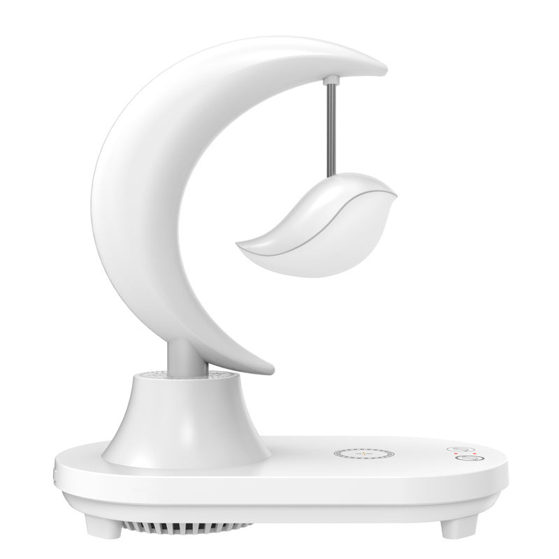 LunaTune – Lampe de table sans fil Moonlight avec haut-parleur Bluetooth et fonction de recharge