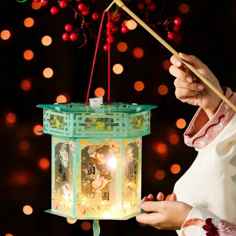 HarmoniGlow - Lanterne faite à la main pour l'éclairage traditionnel des festivals