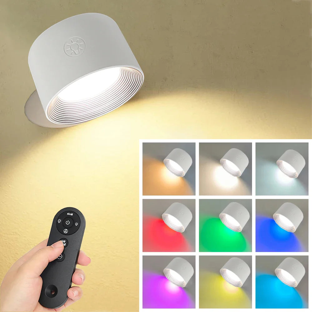 LumeGlow - Applique moderne avec contrôle de couleur et d'intensité lumineuse réglable
