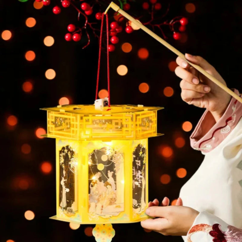 HarmoniGlow - Lanterne faite à la main pour l'éclairage traditionnel des festivals