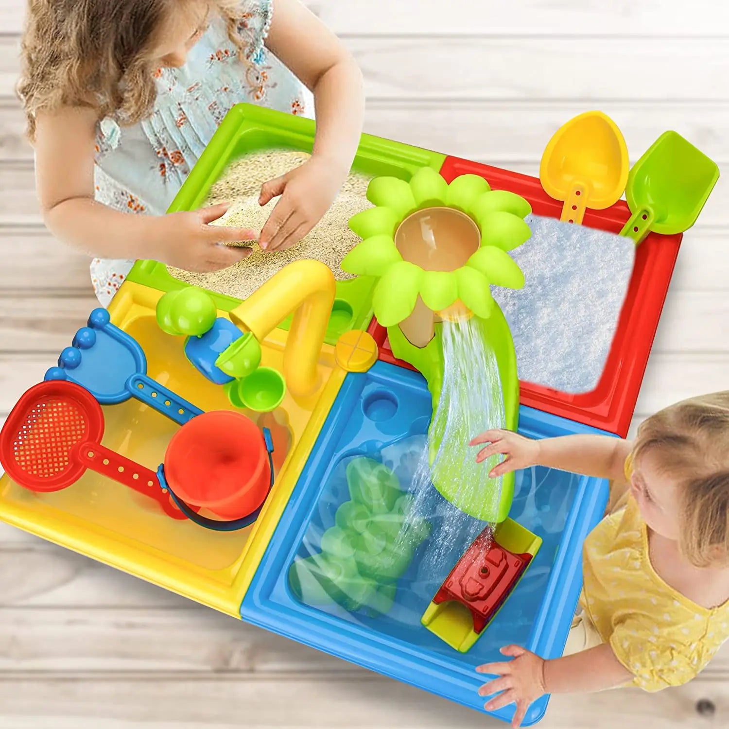 SunnyScoops - Ensemble de jouets strandsand et piscine