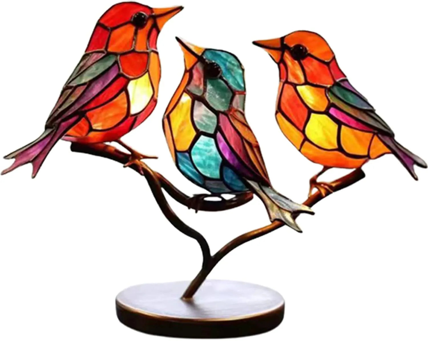 ElegantAviary - Décoration de bureau avec des oiseaux colorés
