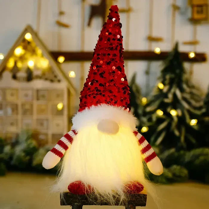 Gnome de Noël avec un charme festif