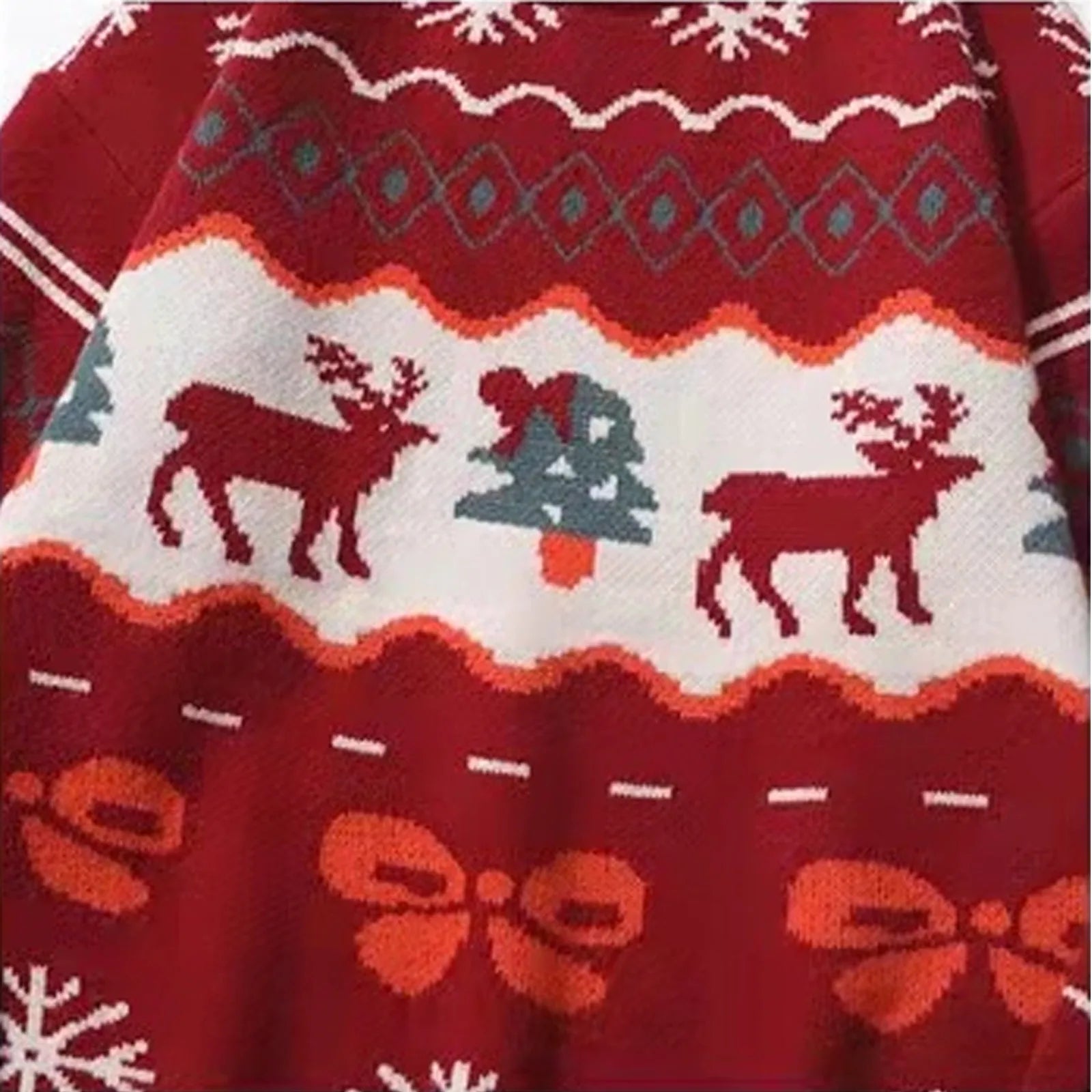 Leila - Pulls en tricot amples pour Noël