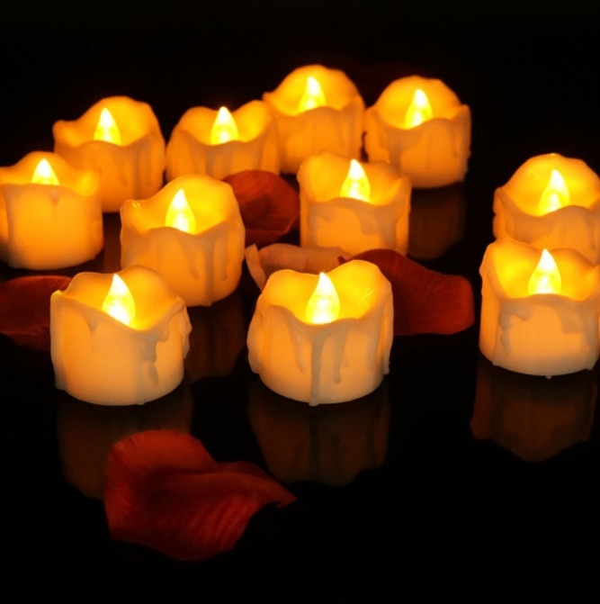 Bougies LED GlowEase avec Télécommande
