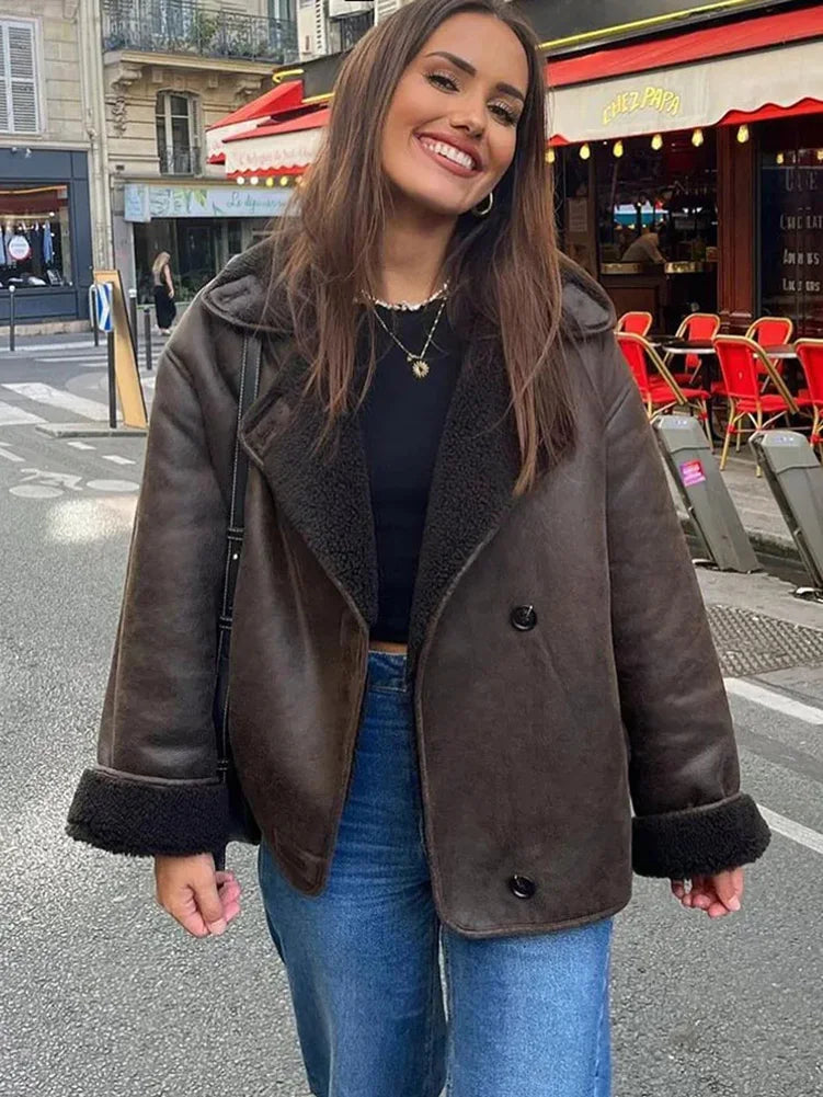 Linnea - Veste en polaire réversible avec poches