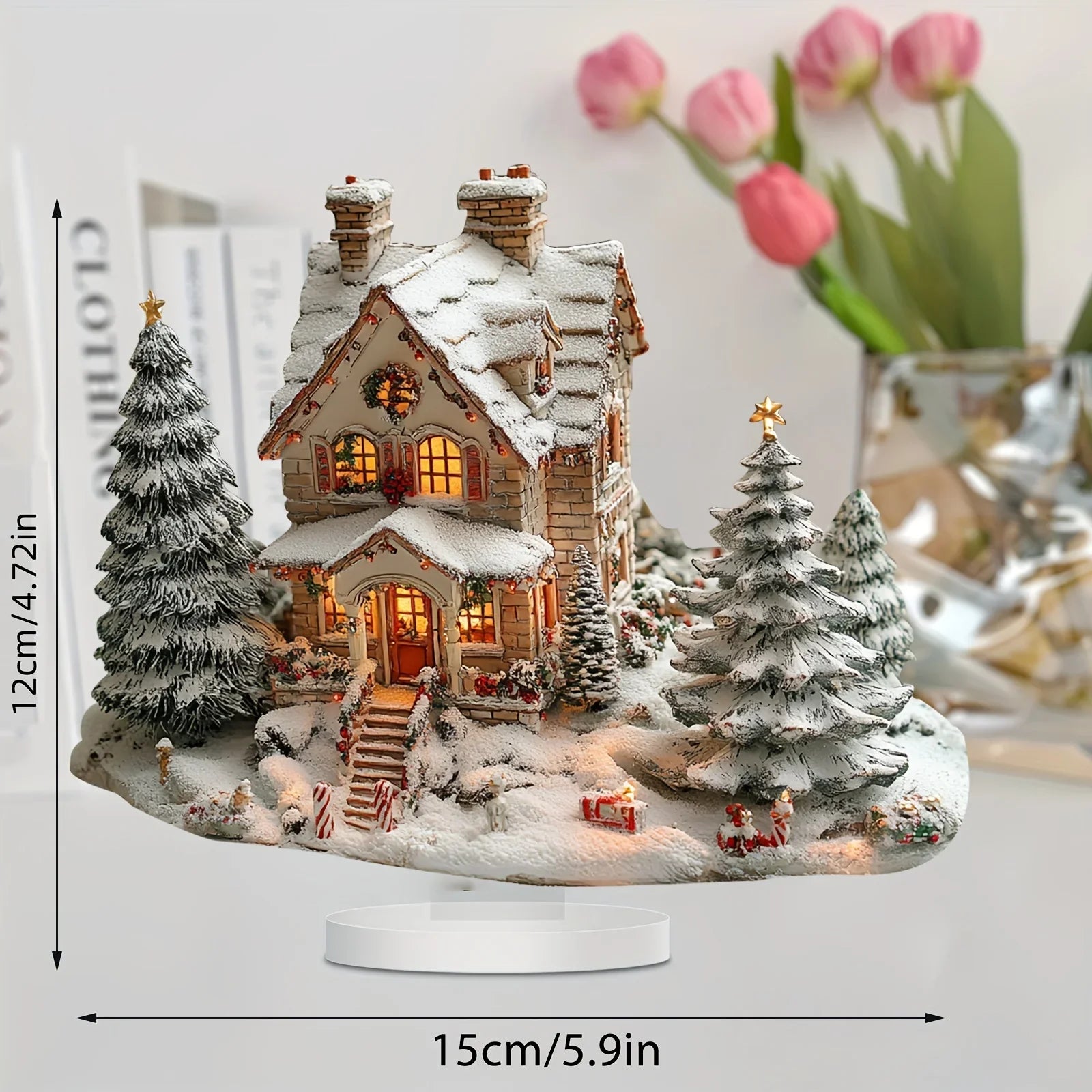Décoration de Noël en acrylique SnowHouse