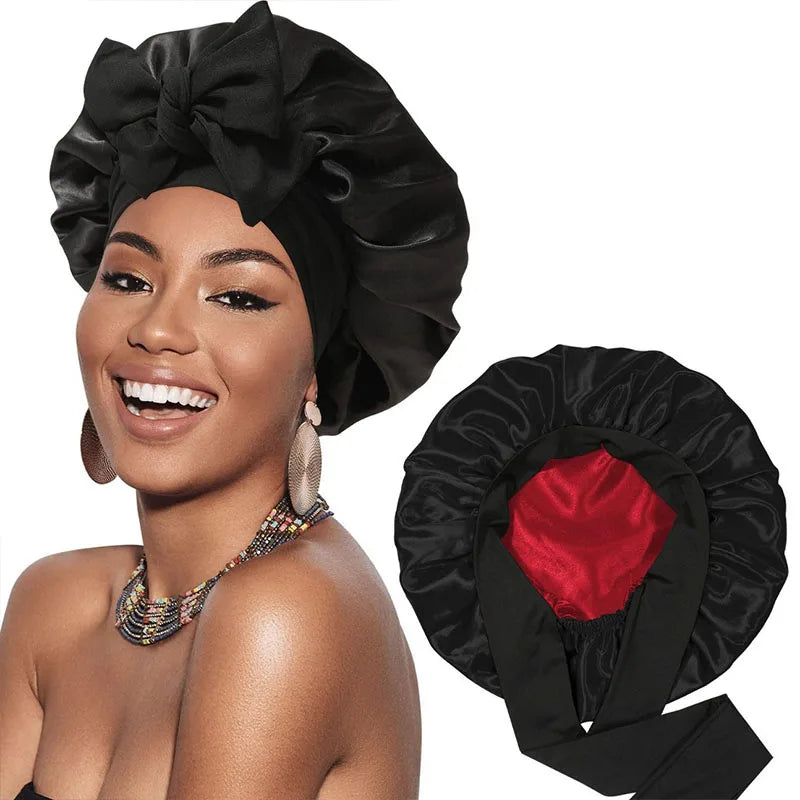 Jean - Luxueuse robe en satin pour protéger les cheveux et l'élégance