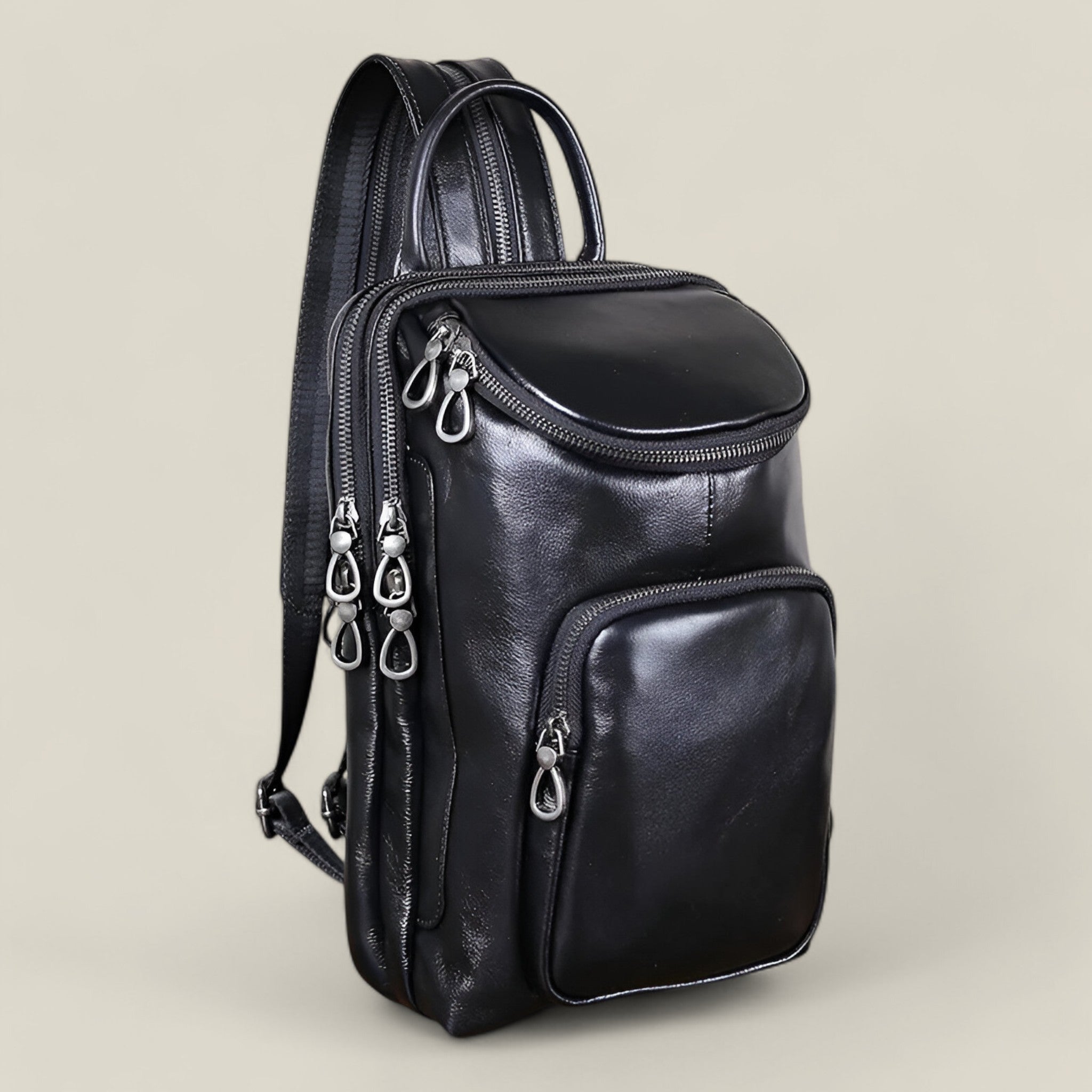 Jorge - Sac à dos élégant avec design spacieux à fermeture éclair