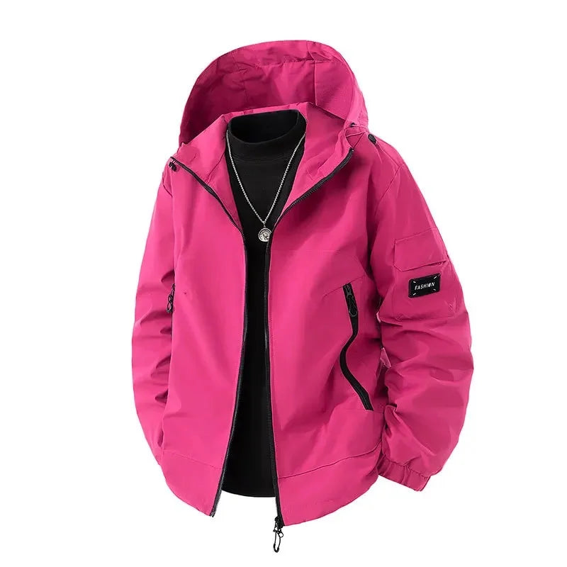 Veste de ski d'hiver pour homme avec capuche | Taille plus