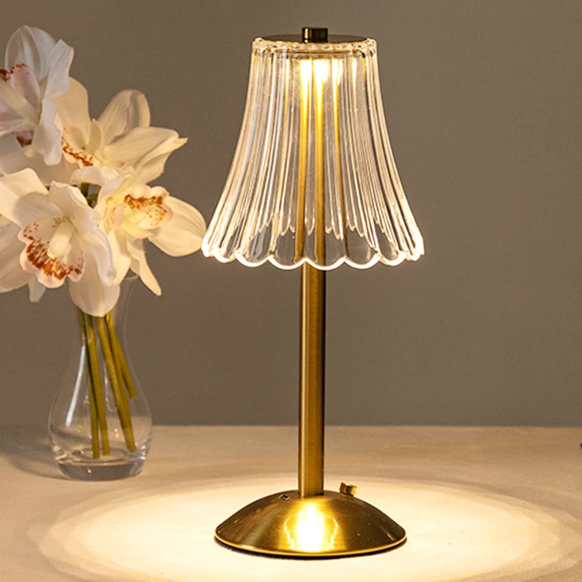 RetroLys – Lampe de table rechargeable avec contrôle tactile dimmable