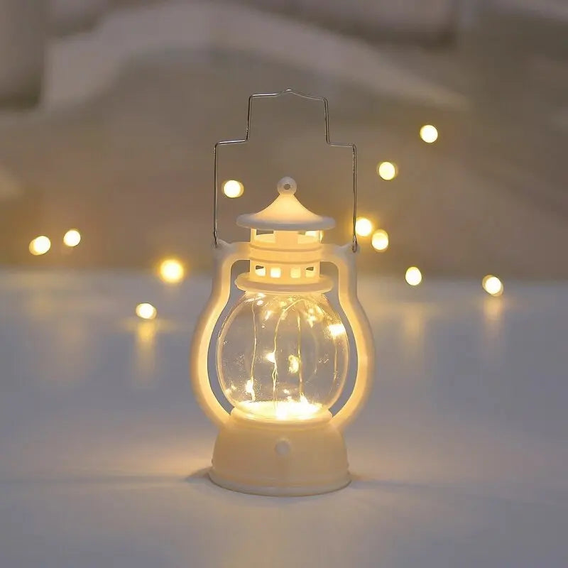 Lanterne RetroGlow Élégante – Éclairage Ambiant pour Intérieur et Extérieur