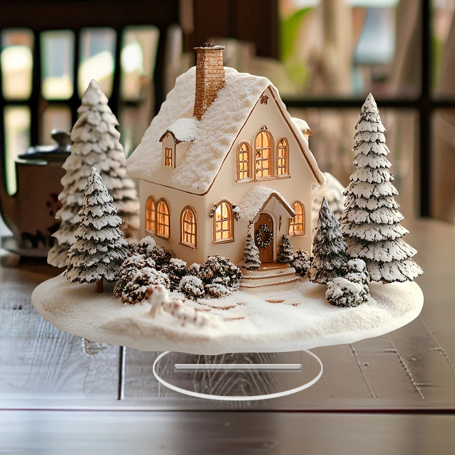 Décoration de Noël en acrylique SnowHouse