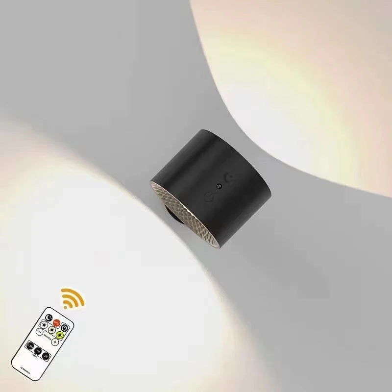 FlexiBeam - Projecteur LED portable avec télécommande et recharge USB