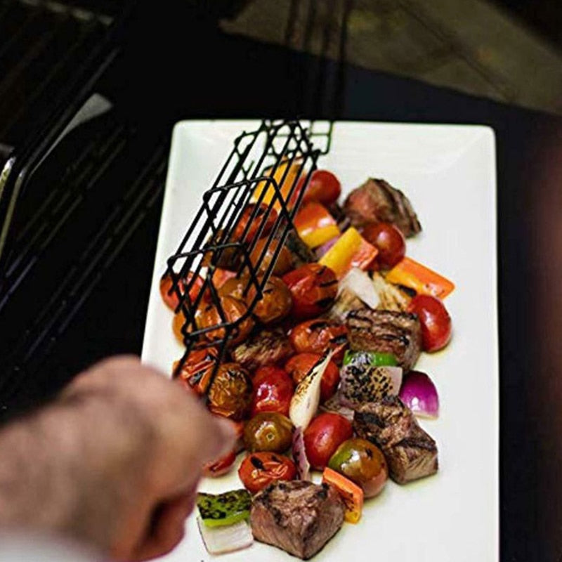 GrillMester Ensemble de Panier de Grill Premium avec Poignées Résistantes à la Chaleur