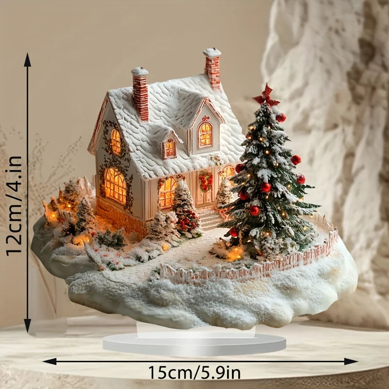 Décoration de Noël en acrylique SnowHouse