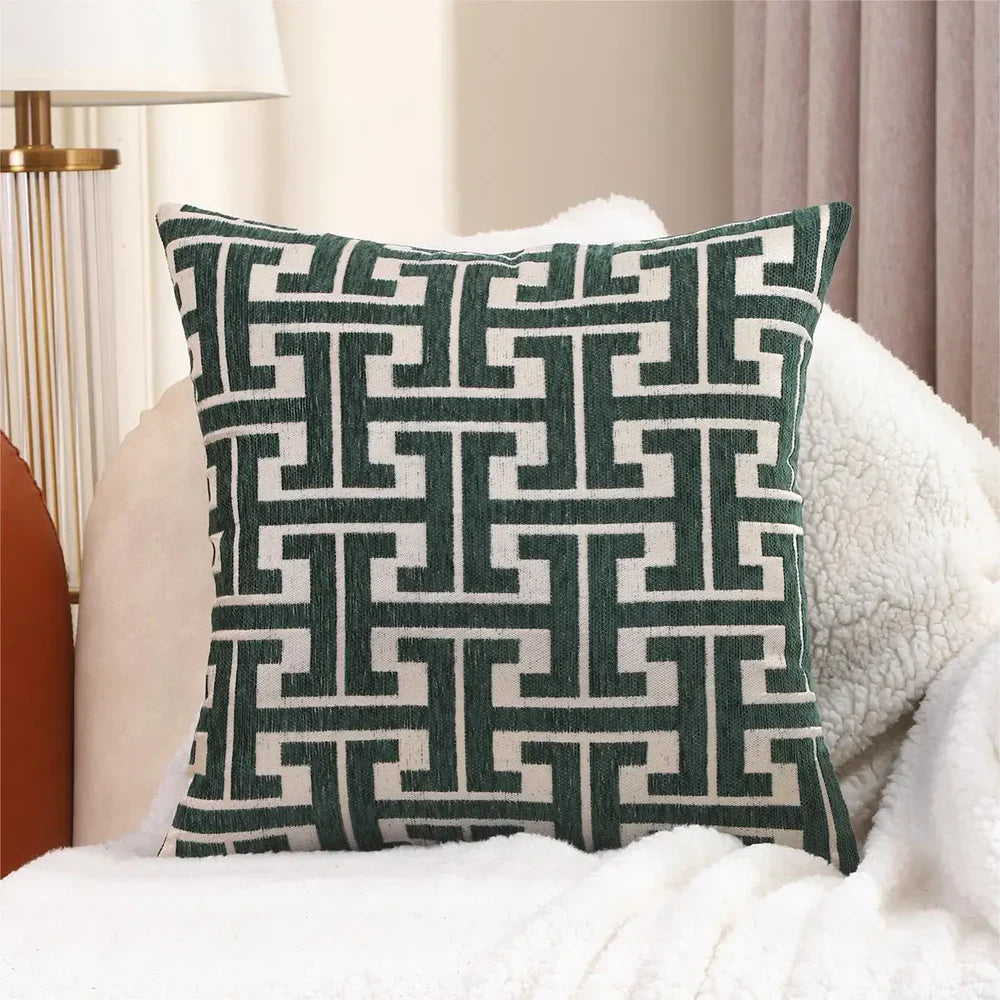 KeyMaster - Coussins décoratifs à motif géométrique