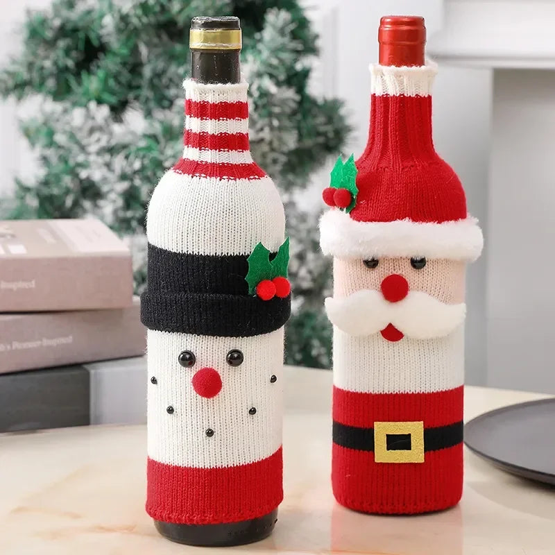 Couvre-bouteilles de vin festifs