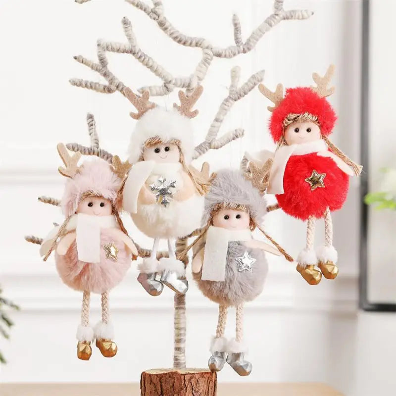 Décoration de Noël en poupée ange