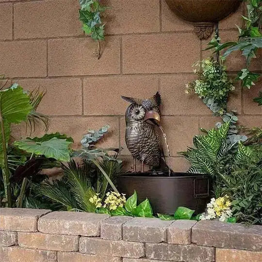 Figurines Animalières | Fontaine de Cascade Enchanteresse pour Extérieur