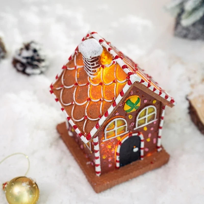 Décoration de maison en pain d'épices pour les fêtes
