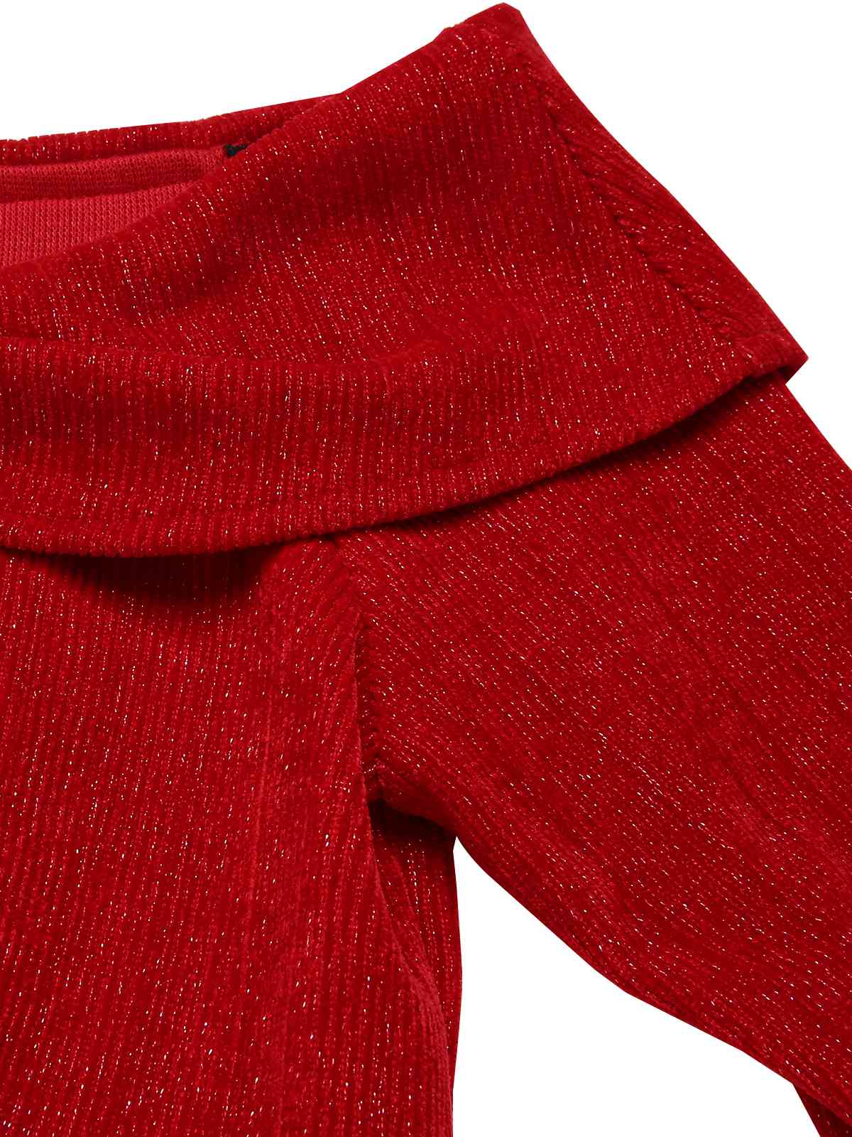 Robe à carreaux décolletée à épaule dégagée Venus rétro juillet