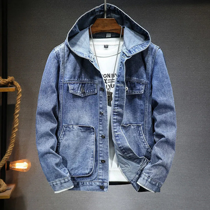 Veste en jean à capuche Samson