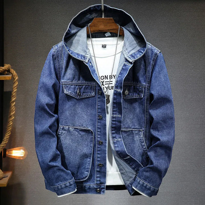 Veste en jean à capuche Samson