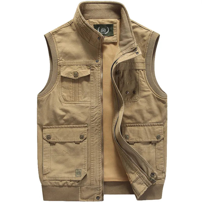 Martin - Veste sans manches utilitaire pour hommes avec design à poches multiples