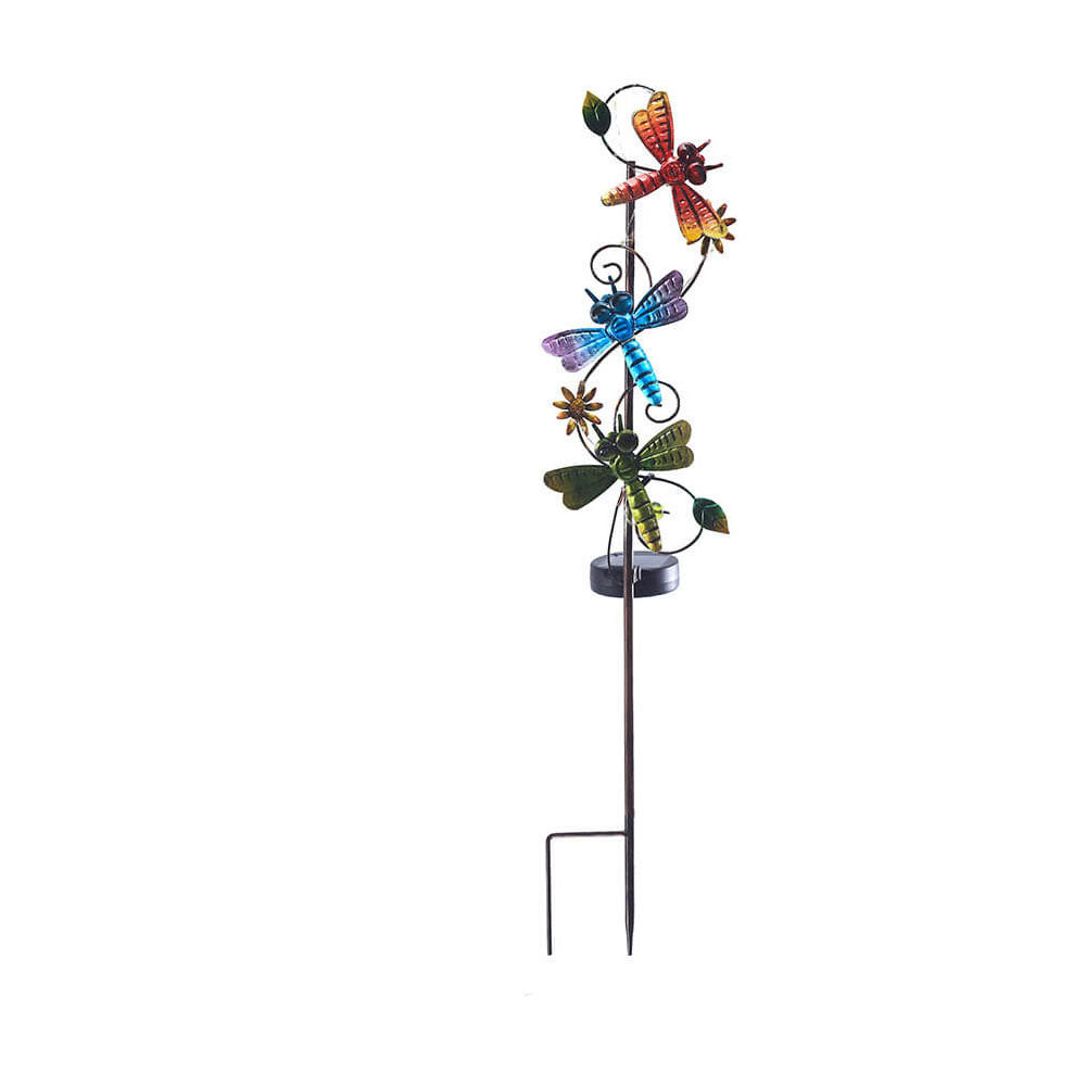 ArtGlow Lampe de jardin solaire – Design en métal artistique pour un éclairage d'extérieur atmosphérique