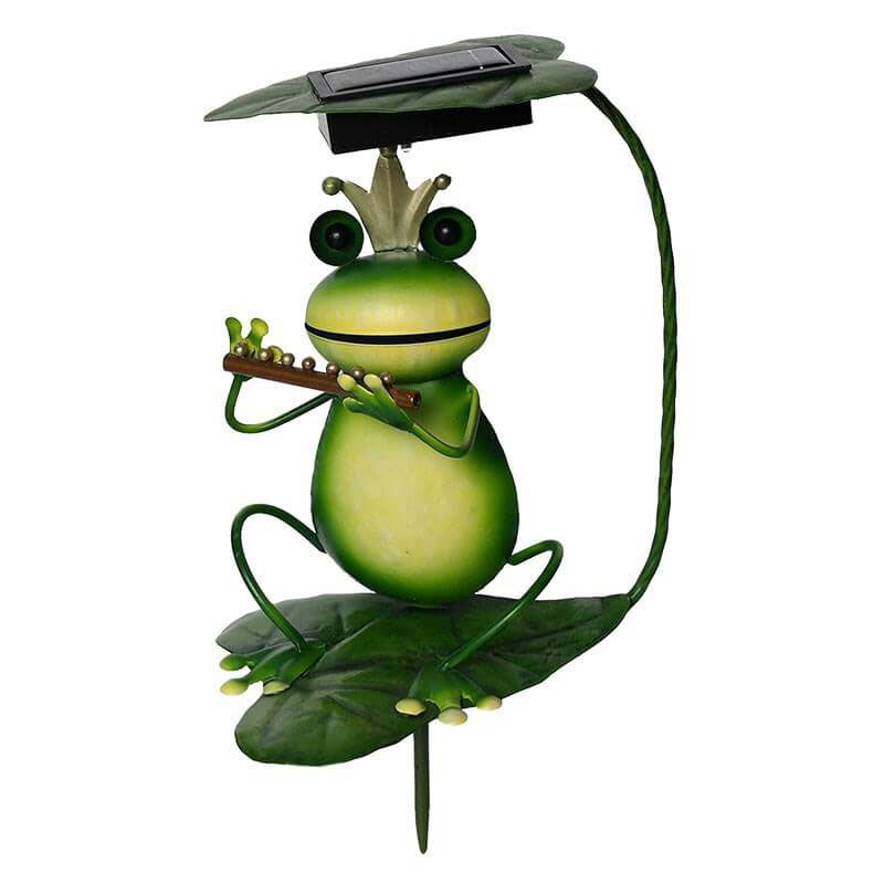 Lampadaire décoratif solaire GardenFrog - Lampe de jardin ludique