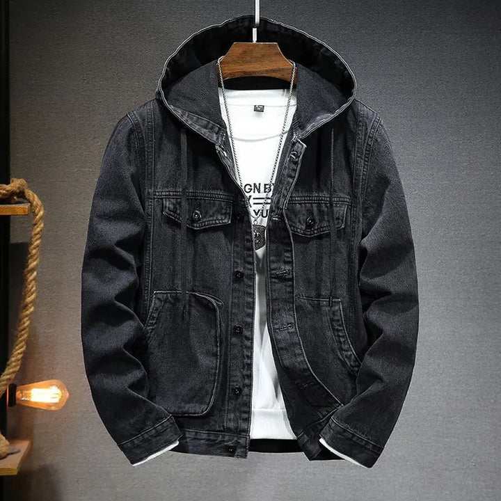 Veste en jean à capuche Samson