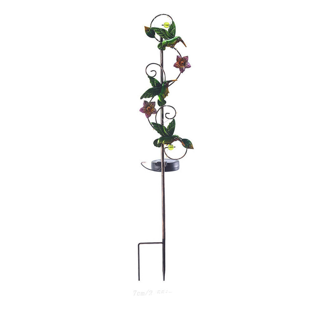 ArtGlow Lampe de jardin solaire – Design en métal artistique pour un éclairage d'extérieur atmosphérique