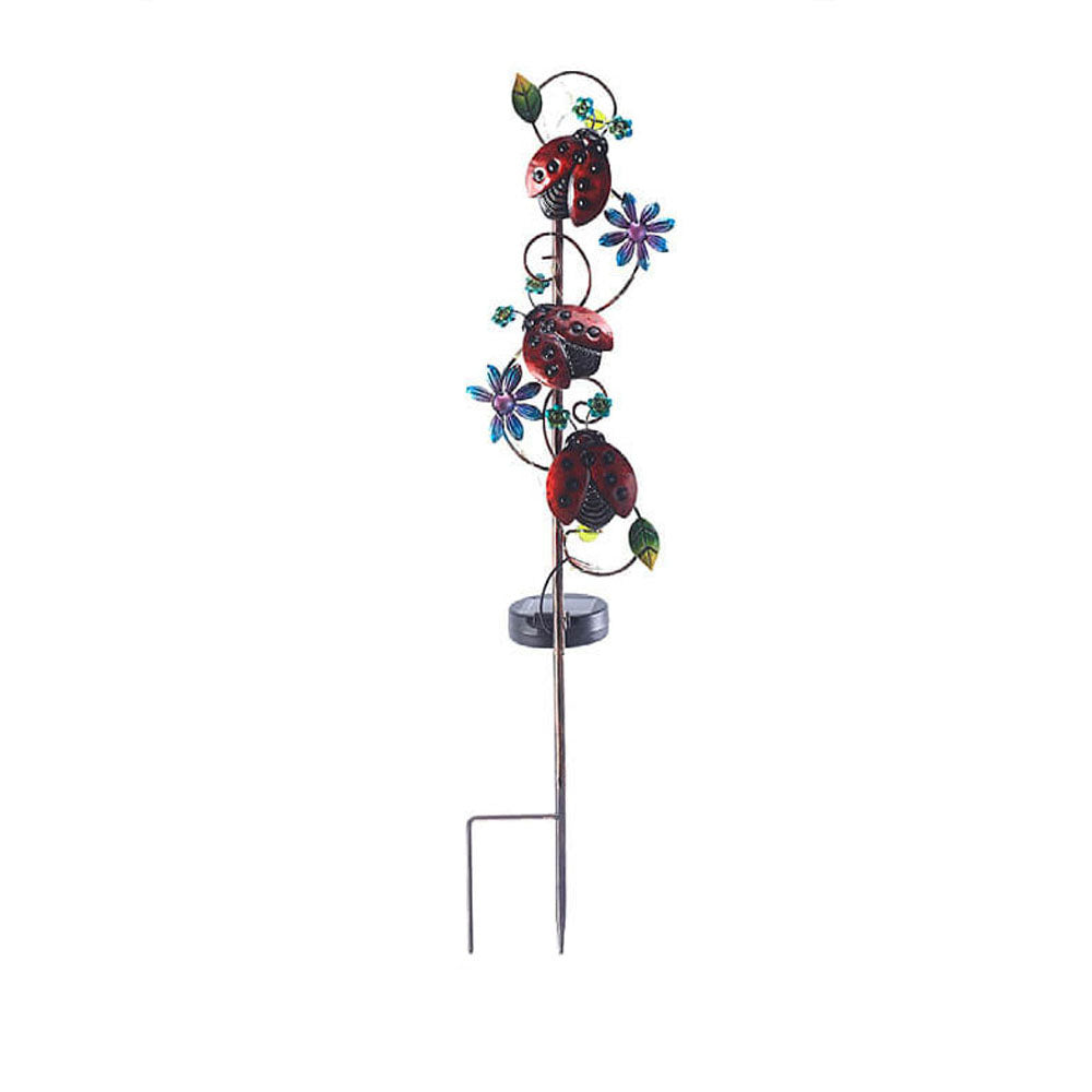 ArtGlow Lampe de jardin solaire – Design en métal artistique pour un éclairage d'extérieur atmosphérique