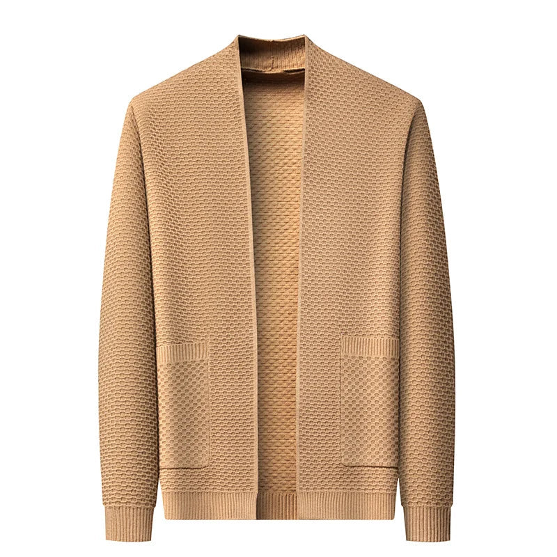 Matheo - Cardigan en maille ajusté avec poches