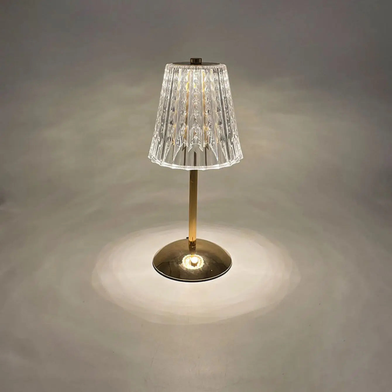 Lampe de bureau LED en cristal