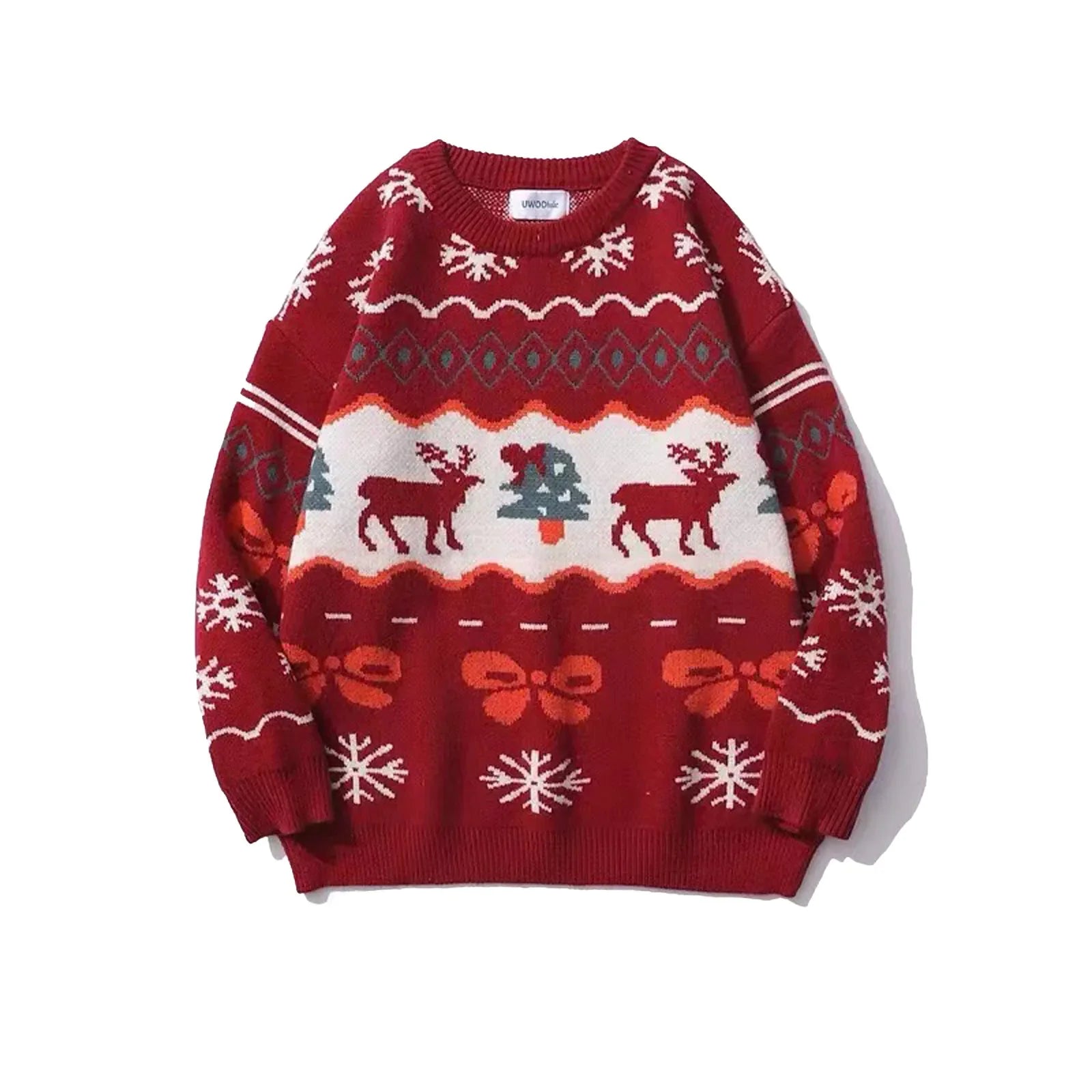 Leila - Pulls en tricot amples pour Noël