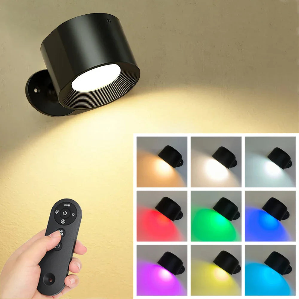 LumeGlow - Applique moderne avec contrôle de couleur et d'intensité lumineuse réglable