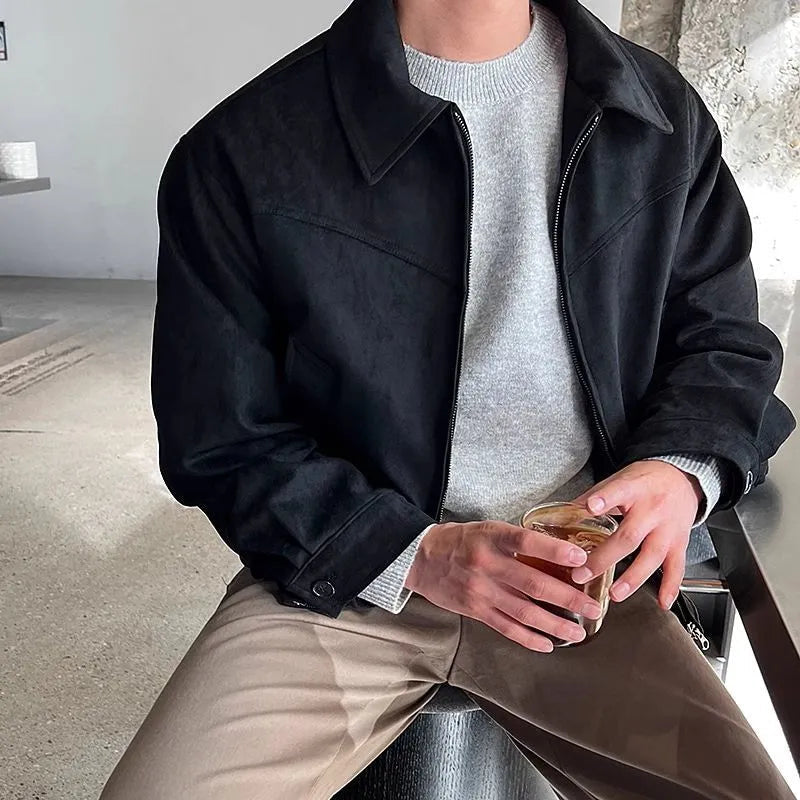Marius - Veste avec col rabattu et fermeture éclair