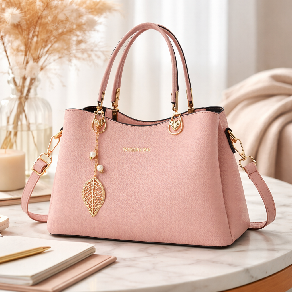 Sac à main à bandoulière – Design classique et polyvalent avec détails charmants