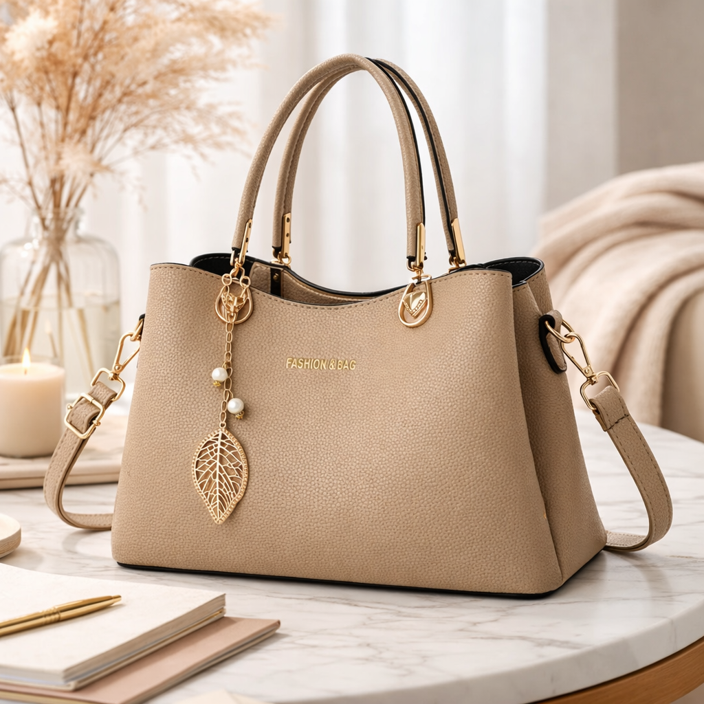 Sac à main à bandoulière – Design classique et polyvalent avec détails charmants