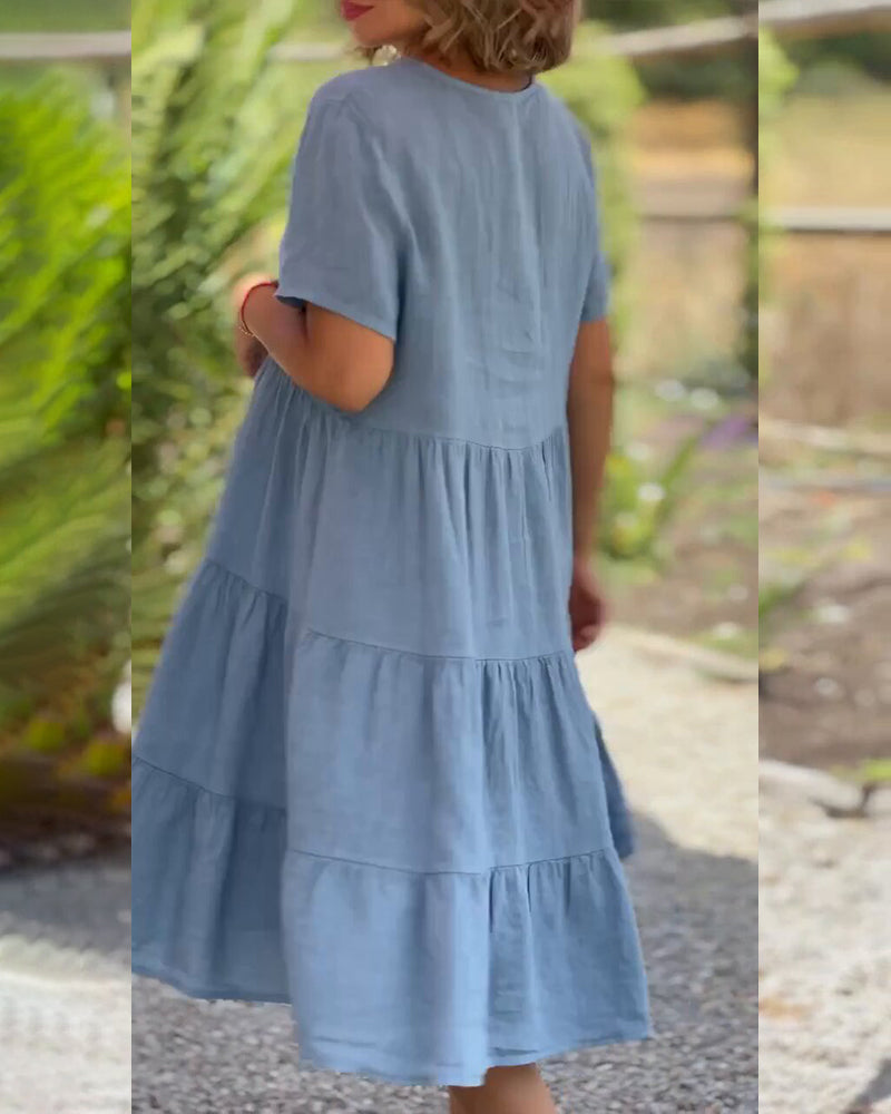 Robe chemise élégante Sofie pour femmes