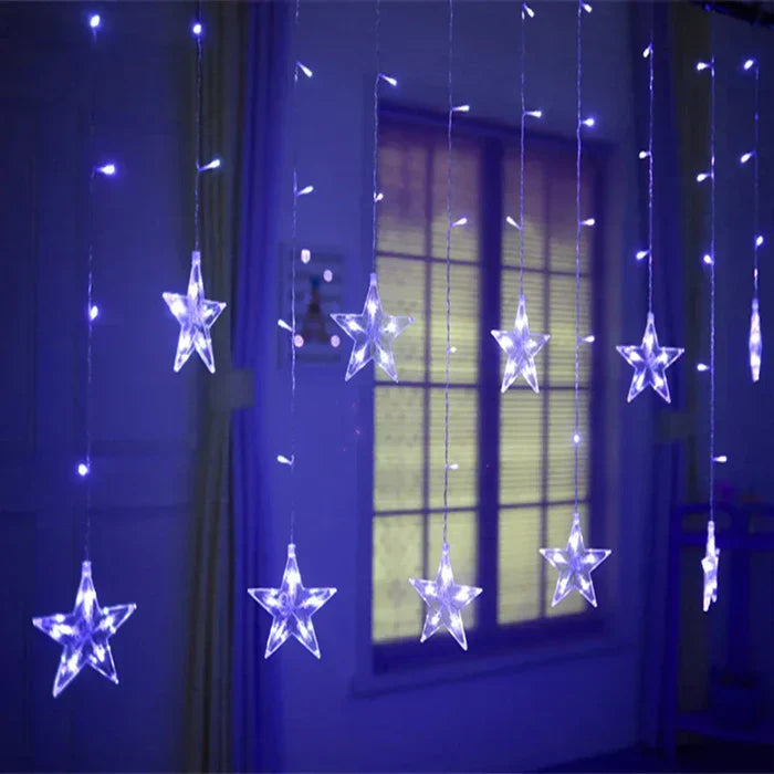 Chaînes de Lumière Éblouissantes en Étoiles