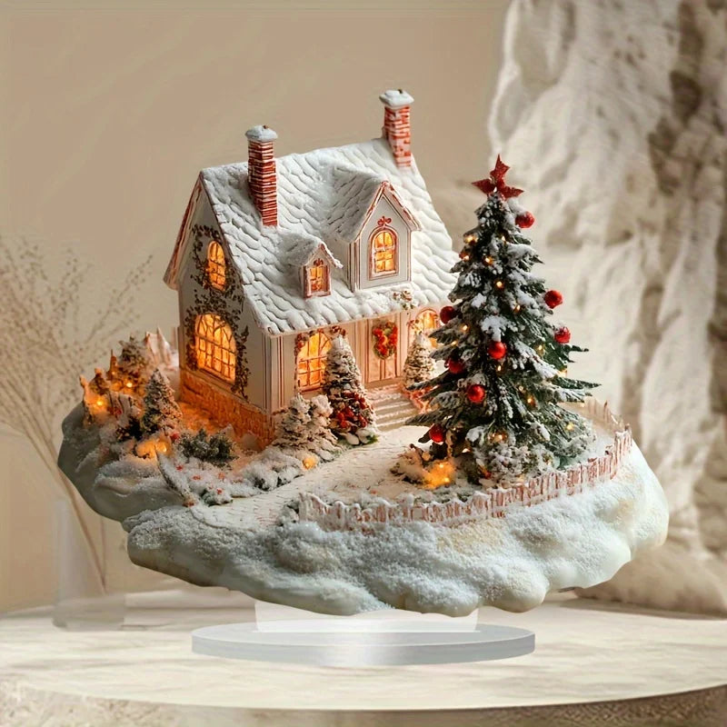 Décoration de Noël en acrylique SnowHouse